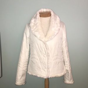 💜WHITE HOUSE BLACK MARKET embroidered jacket💜